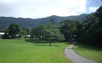 View from Bentley Park, QLD with Fletcher Court and Lamb Range, QLD in background