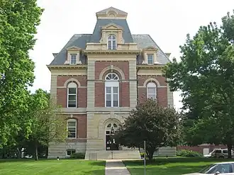 Benton County Courthouse in Fowler, Indiana