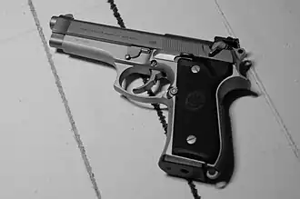 Beretta 92FS Inox stainless steel pistol
