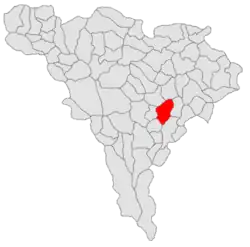 Location in Alba County