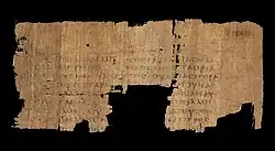Recto Matthew 18:32–34; 19:1–3