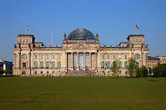 Reichstag building (German parliament)