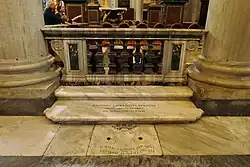 Tomb of Gian Lorenzo Bernini in Basilica di Santa Maria Maggiore