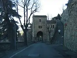 Walls and gate in Bertinoro