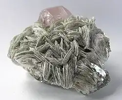 Muscovite with beryl, from Afghanistan