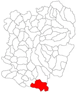 Location in Caraș-Severin County