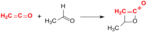 Synthese von β-Butyrolacton aus Keten
