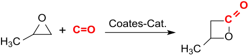 Synthese von β-Butyrolacton aus Propylenoxid