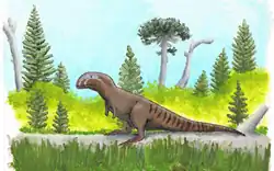 Life reconstruction of Betasuchus
