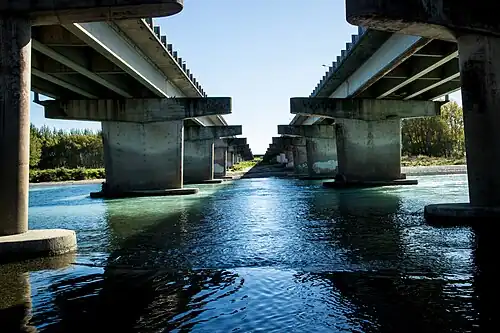 SH1 bridges (looking north)