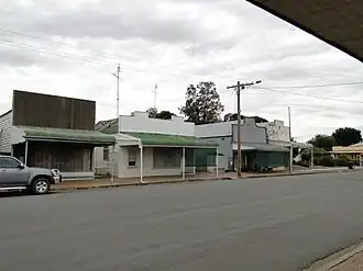 Main street of Beulah, 2012