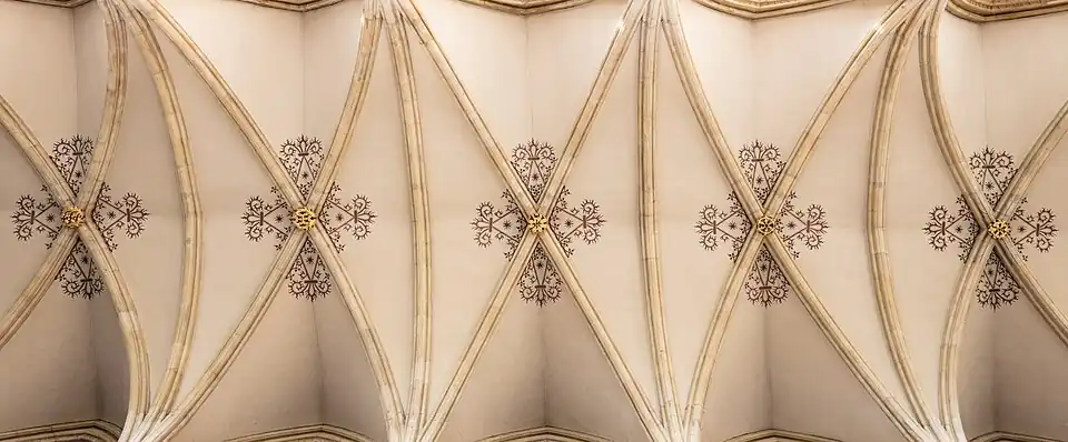 Ceiling in the nave