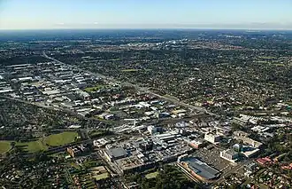 Aerial view of Blacktown