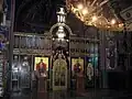 The interior of the Old Saint Sava church