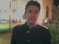 At a music festival in Hyderabad, 2011