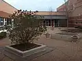 The courtyard in February.