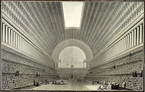 Project for the Royal Library by Etienne-Louis Boullée (1785)