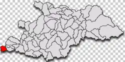 Location in Maramureș County