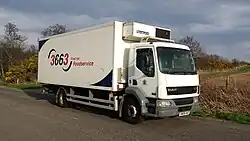 DAF LF in the 1999-2010 3663 livery