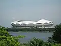 Big Swan Stadium and Toyanogata Lagoon