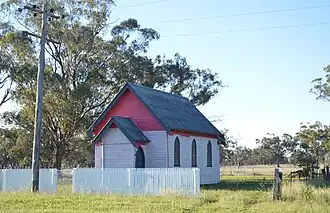 A former church at Big Jacks Creek, 2017