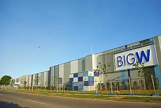 Big W during construction, 2008