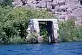 Bigeh island ruins in 2006 in the Old Aswan Dam reservoir.