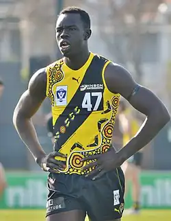 Bigoa Nyuon with Richmond in 2021