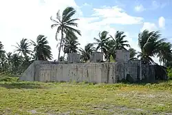 Rear of bunker