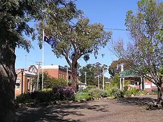 Central Binalong looking towards the post office and the Hotel Binalong