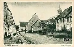 An early 20th century postcard view of Bining