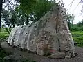 Birch bark longhouse