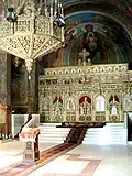 The iconostasis