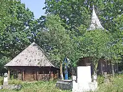Wooden church in Porumbeni