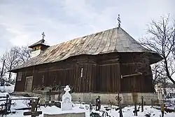 Saint John Bogoslov wooden church in Piatra Șoimului village