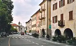 Bissone village