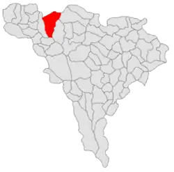 Location in Alba County