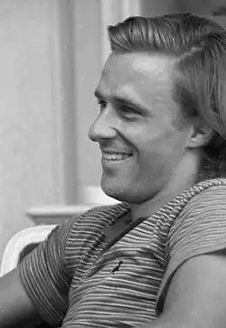 Björn Borg, first recipient of the Coupe des Mousquetaires