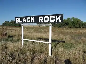 Black Rock Station Sign