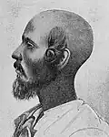 A Jew with payot from Kochi, India, 1900
