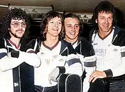 Black Lace in 1979. L–R: Colin Gibb, Alan Barton, Steve Scholey and Terry Dobson