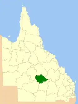 Location within Queensland
