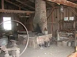 Interior of shop