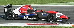 Piastri driving the Tatuus FR2.0/13 at the 2018 Formula Renault Eurocup Monza round