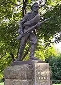 Memorial to the Czechoslovaks in the battle of Zborov at Blansko, Czech Republic