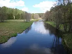 Wda River in Błędno