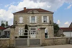 The town hall in Blessonville