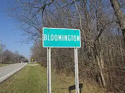 Bloomington community sign