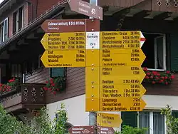 Image 5Common hiking signs (from Culture of Switzerland)