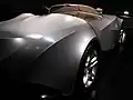 Rear view of BMW GINA a fabric body car. BMW GINA is a fabric-skinned shape-shifting sports car concept built by BMW.